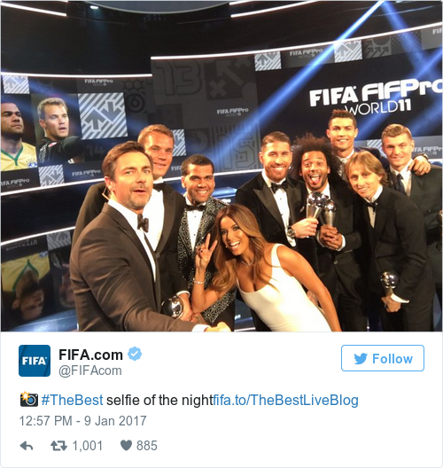 Tweet by @FIFA.com