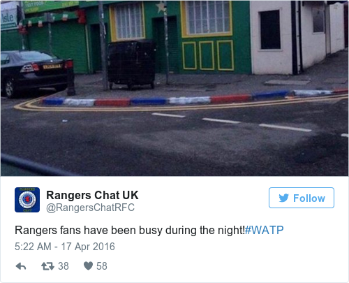 Tweet by @Rangers Chat UK