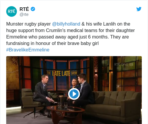 Tweet by @RTÉ