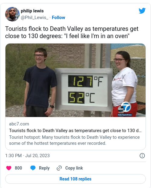 Tweet by @philip lewis