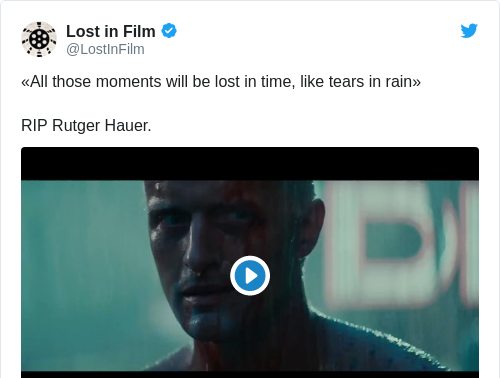 Tweet by @Lost in Film