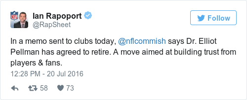 Tweet by @Ian Rapoport