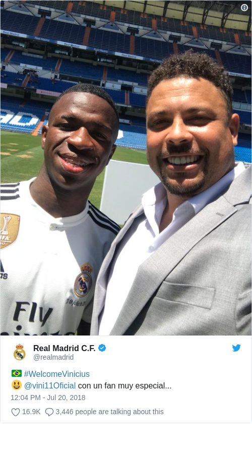Tweet by @Real Madrid C.F.