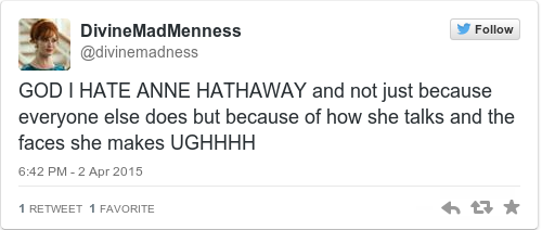 Tweet by @DivineMadMenness