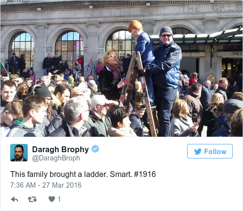 Tweet by @Daragh Brophy