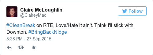 Tweet by @Claire McLoughlin