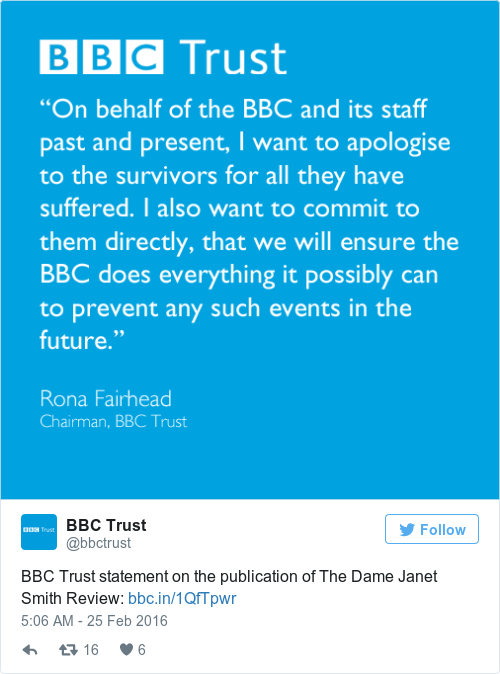 Tweet by @BBC Trust