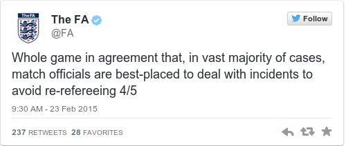 Tweet by @The FA