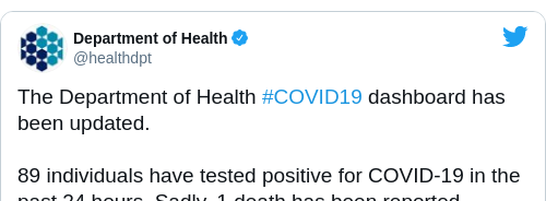 Tweet by @Department of Health