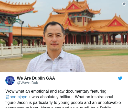 Tweet by @We Are Dublin GAA