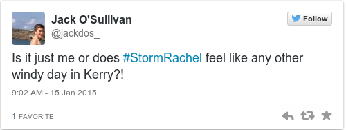 Tweet by @Jack O'Sullivan