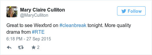 Tweet by @Mary Claire Culliton