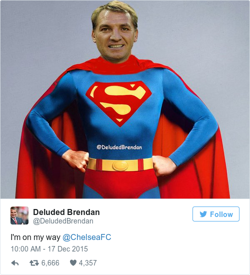 Tweet by @Deluded Brendan