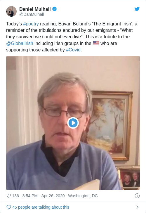 Tweet by @Daniel Mulhall