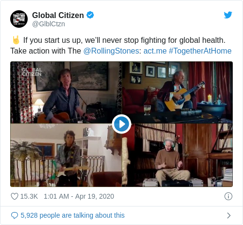 Tweet by @Global Citizen