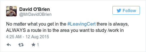 Tweet by @David O'Brien